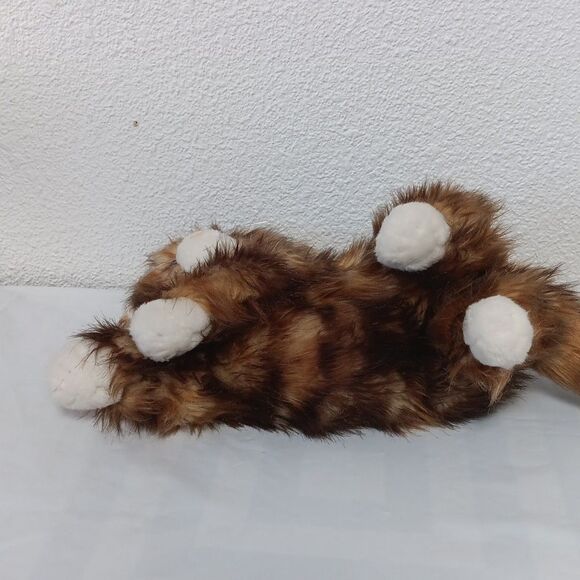 Ty Classic Kitty Cat Jumbles Calico Brown Tabby White Paws Long Hair Plush 2016 - Picture 7 of 10